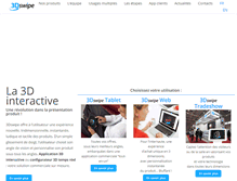 Tablet Screenshot of 3dswipe.com